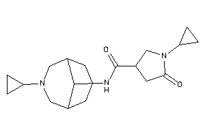 1-cyclopropyl-N-(7-cyclopropyl-7-azabicyclo[3.3.1]nonan-9-yl)-5-keto-pyrrolidine-3-carboxamide