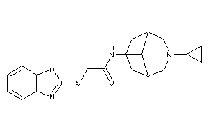 2-(1,3-benzoxazol-2-ylthio)-N-(7-cyclopropyl-7-azabicyclo[3.3.1]nonan-9-yl)acetamide