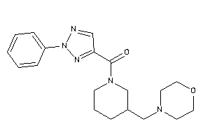 [3-(morpholinomethyl)piperidino]-(2-phenyltriazol-4-yl)methanone