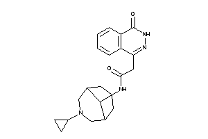 N-(7-cyclopropyl-7-azabicyclo[3.3.1]nonan-9-yl)-2-(4-keto-3H-phthalazin-1-yl)acetamide