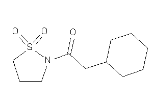 Image of 2-cyclohexyl-1-(1,1-diketo-1,2-thiazolidin-2-yl)ethanone