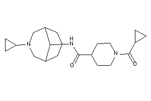 1-(cyclopropanecarbonyl)-N-(7-cyclopropyl-7-azabicyclo[3.3.1]nonan-9-yl)isonipecotamide