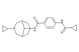 4-(cyclopropanecarbonylamino)-N-(7-cyclopropyl-7-azabicyclo[3.3.1]nonan-9-yl)benzamide