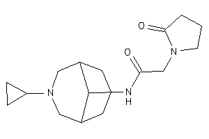 N-(7-cyclopropyl-7-azabicyclo[3.3.1]nonan-9-yl)-2-(2-ketopyrrolidino)acetamide