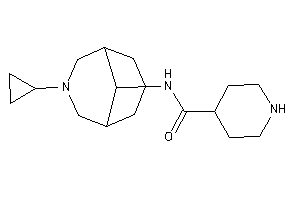 N-(7-cyclopropyl-7-azabicyclo[3.3.1]nonan-9-yl)isonipecotamide