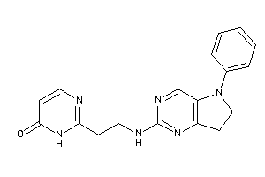 2-[2-[(5-phenyl-6,7-dihydropyrrolo[3,2-d]pyrimidin-2-yl)amino]ethyl]-1H-pyrimidin-6-one