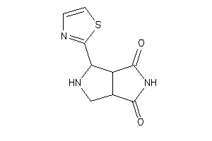 4-thiazol-2-yl-4,5,6,6a-tetrahydro-3aH-pyrrolo[3,4-c]pyrrole-1,3-quinone