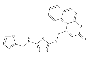 1-[[[5-(2-furfurylamino)-1,3,4-thiadiazol-2-yl]thio]methyl]benzo[f]chromen-3-one