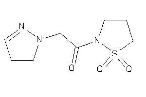 1-(1,1-diketo-1,2-thiazolidin-2-yl)-2-pyrazol-1-yl-ethanone
