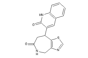 8-(2-keto-1H-quinolin-3-yl)-4,5,7,8-tetrahydrothiazolo[4,5-c]azepin-6-one