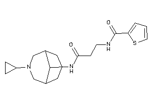 Image of N-[3-[(7-cyclopropyl-7-azabicyclo[3.3.1]nonan-9-yl)amino]-3-keto-propyl]thiophene-2-carboxamide