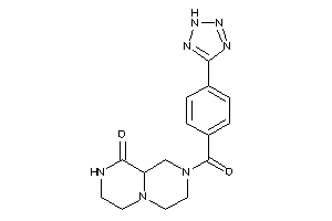 2-[4-(2H-tetrazol-5-yl)benzoyl]-3,4,6,7,8,9a-hexahydro-1H-pyrazino[1,2-a]pyrazin-9-one