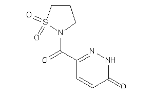 Image of 3-(1,1-diketo-1,2-thiazolidine-2-carbonyl)-1H-pyridazin-6-one