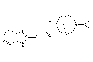 3-(1H-benzimidazol-2-yl)-N-(7-cyclopropyl-7-azabicyclo[3.3.1]nonan-9-yl)propionamide