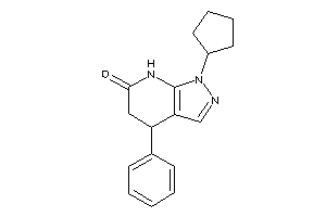 1-cyclopentyl-4-phenyl-5,7-dihydro-4H-pyrazolo[3,4-b]pyridin-6-one