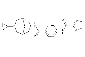 N-[4-[(7-cyclopropyl-7-azabicyclo[3.3.1]nonan-9-yl)carbamoyl]phenyl]-2-furamide