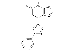 4-(1-phenylpyrazol-4-yl)-5,7-dihydro-4H-isothiazolo[5,4-b]pyridin-6-one