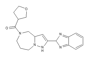 Image of [2-(2H-benzimidazol-2-yl)-1,3a,4,6,7,8-hexahydropyrazolo[1,5-a][1,4]diazepin-5-yl]-tetrahydrofuran-3-yl-methanone