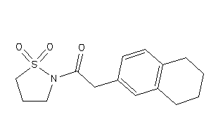1-(1,1-diketo-1,2-thiazolidin-2-yl)-2-tetralin-6-yl-ethanone