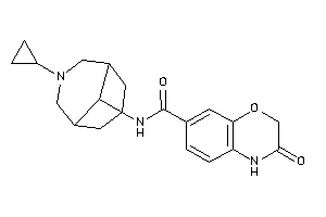 N-(7-cyclopropyl-7-azabicyclo[3.3.1]nonan-9-yl)-3-keto-4H-1,4-benzoxazine-7-carboxamide