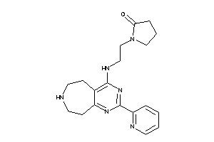 Image of 1-[2-[[2-(2-pyridyl)-6,7,8,9-tetrahydro-5H-pyrimido[4,5-d]azepin-4-yl]amino]ethyl]-2-pyrrolidone