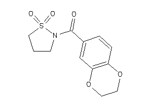 2,3-dihydro-1,4-benzodioxin-6-yl-(1,1-diketo-1,2-thiazolidin-2-yl)methanone