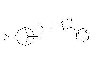 N-(7-cyclopropyl-7-azabicyclo[3.3.1]nonan-9-yl)-3-(3-phenyl-1,2,4-oxadiazol-5-yl)propionamide