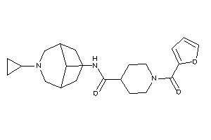 N-(7-cyclopropyl-7-azabicyclo[3.3.1]nonan-9-yl)-1-(2-furoyl)isonipecotamide