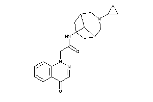 N-(7-cyclopropyl-7-azabicyclo[3.3.1]nonan-9-yl)-2-(4-ketocinnolin-1-yl)acetamide