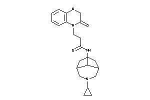 N-(7-cyclopropyl-7-azabicyclo[3.3.1]nonan-9-yl)-3-(3-keto-1,4-benzoxazin-4-yl)propionamide