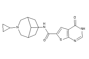 N-(7-cyclopropyl-7-azabicyclo[3.3.1]nonan-9-yl)-4-keto-3H-thieno[2,3-d]pyrimidine-6-carboxamide