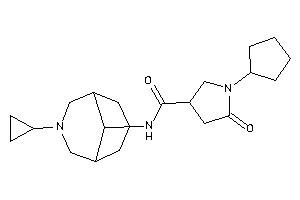 1-cyclopentyl-N-(7-cyclopropyl-7-azabicyclo[3.3.1]nonan-9-yl)-5-keto-pyrrolidine-3-carboxamide