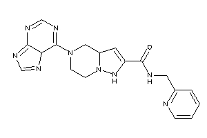 5-(5H-purin-6-yl)-N-(2-pyridylmethyl)-3a,4,6,7-tetrahydro-1H-pyrazolo[1,5-a]pyrazine-2-carboxamide
