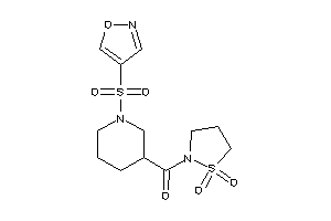 (1,1-diketo-1,2-thiazolidin-2-yl)-(1-isoxazol-4-ylsulfonyl-3-piperidyl)methanone