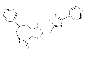 7-phenyl-2-[[3-(3-pyridyl)-1,2,4-oxadiazol-5-yl]methyl]-5,6,7,8-tetrahydro-1H-imidazo[4,5-c]azepin-4-one