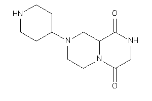 2-(4-piperidyl)-1,3,4,7,8,9a-hexahydropyrazino[1,2-a]pyrazine-6,9-quinone