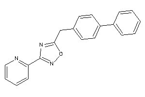 5-(4-phenylbenzyl)-3-(2-pyridyl)-1,2,4-oxadiazole