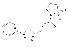 1-(1,1-diketo-1,2-thiazolidin-2-yl)-3-(5-phenyloxazol-2-yl)propan-1-one
