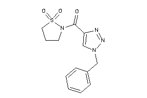 Image of (1-benzyltriazol-4-yl)-(1,1-diketo-1,2-thiazolidin-2-yl)methanone