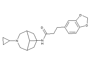 3-(1,3-benzodioxol-5-yl)-N-(7-cyclopropyl-7-azabicyclo[3.3.1]nonan-9-yl)propionamide