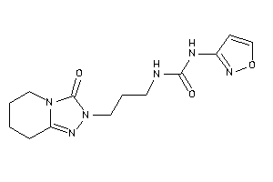 Image of 1-isoxazol-3-yl-3-[3-(3-keto-5,6,7,8-tetrahydro-[1,2,4]triazolo[4,3-a]pyridin-2-yl)propyl]urea