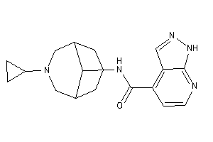 N-(7-cyclopropyl-7-azabicyclo[3.3.1]nonan-9-yl)-1H-pyrazolo[3,4-b]pyridine-4-carboxamide