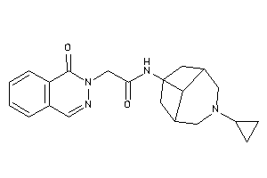 Image of N-(7-cyclopropyl-7-azabicyclo[3.3.1]nonan-9-yl)-2-(1-ketophthalazin-2-yl)acetamide