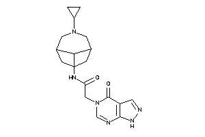 N-(7-cyclopropyl-7-azabicyclo[3.3.1]nonan-9-yl)-2-(4-keto-1H-pyrazolo[3,4-d]pyrimidin-5-yl)acetamide