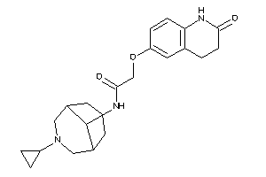 N-(7-cyclopropyl-7-azabicyclo[3.3.1]nonan-9-yl)-2-[(2-keto-3,4-dihydro-1H-quinolin-6-yl)oxy]acetamide