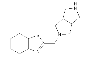 2-(3,3a,4,5,6,6a-hexahydro-1H-pyrrolo[3,4-c]pyrrol-2-ylmethyl)-4,5,6,7-tetrahydro-1,3-benzothiazole
