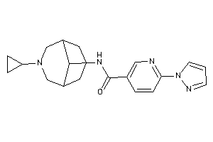 Image of N-(7-cyclopropyl-7-azabicyclo[3.3.1]nonan-9-yl)-6-pyrazol-1-yl-nicotinamide