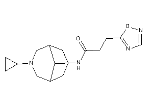 N-(7-cyclopropyl-7-azabicyclo[3.3.1]nonan-9-yl)-3-(1,2,4-oxadiazol-5-yl)propionamide