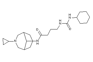 4-(cyclohexylcarbamoylamino)-N-(7-cyclopropyl-7-azabicyclo[3.3.1]nonan-9-yl)butyramide