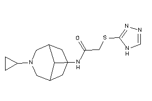 N-(7-cyclopropyl-7-azabicyclo[3.3.1]nonan-9-yl)-2-(4H-1,2,4-triazol-3-ylthio)acetamide